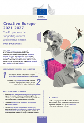 Creative Europe 2021 - 2027 Factsheet