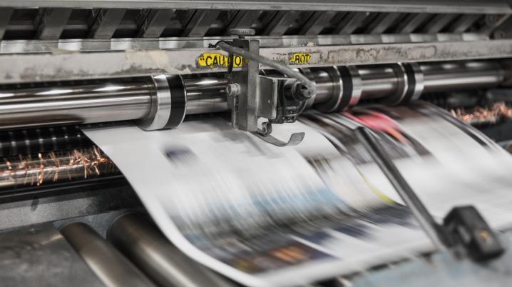 Printing newspapers