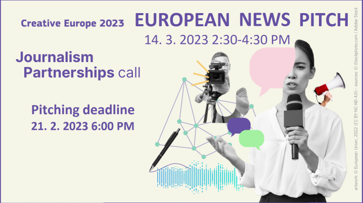 European News Pitch Journalism Partnerships call