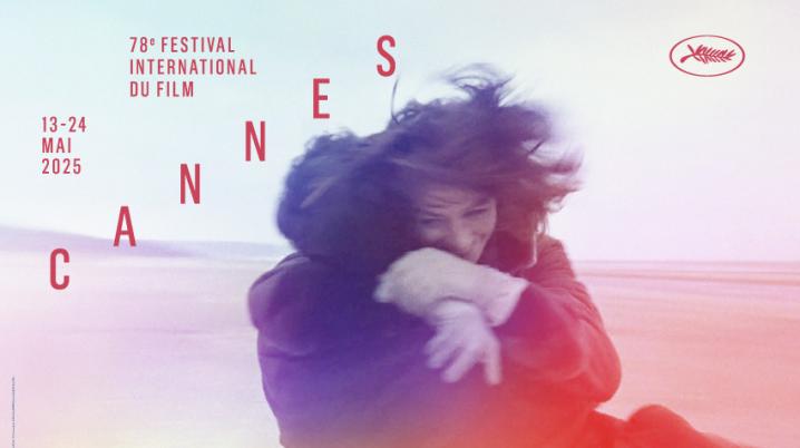 Woman tightly hugging man on a beach 