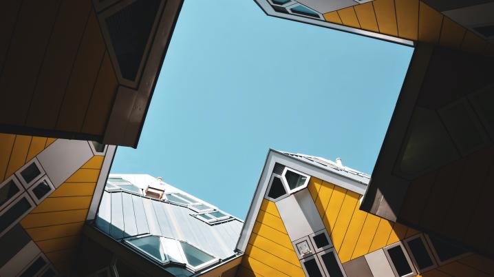Yellow Cube Houses of Rotterdam