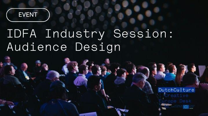 header with an audience