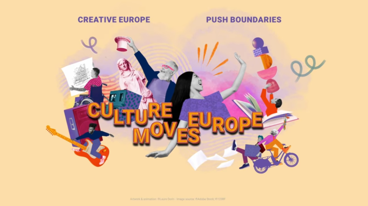 photo collage of creative europe open call culture moves europe